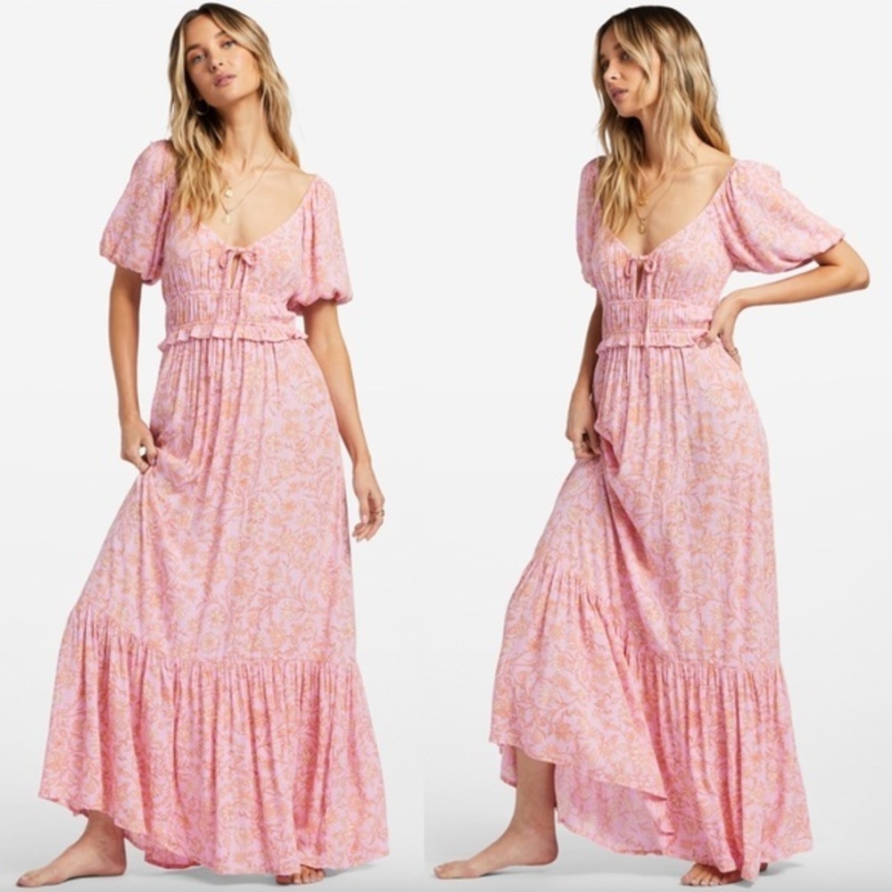 Billabong Sweet On You Maxi Dress Size Large